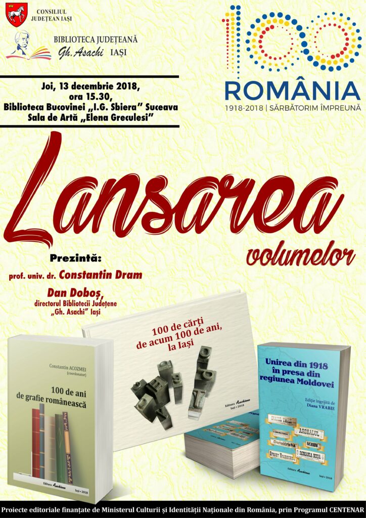 Triplă lansare de carte, la „I. G. Sbiera”