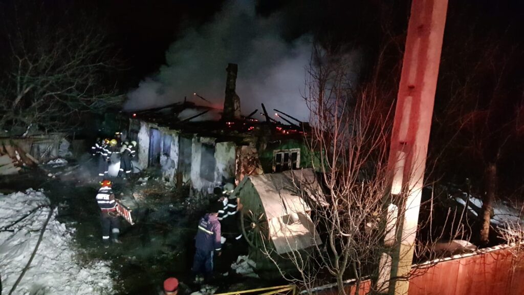 Bărbat de 89 de ani din Mitoc, mort în incendiu