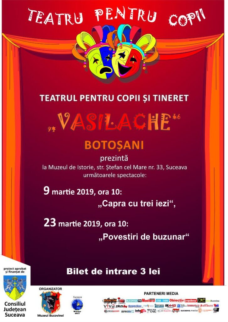 Teatrul „Vasilache”, din nou la Suceava