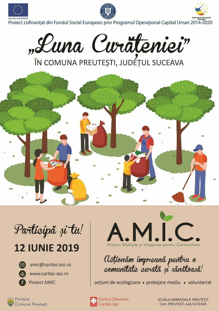 Acţiune de ecologizare, la Preuteşti