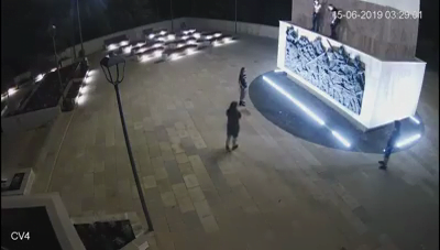 Statuia ecvestră a lui Ştefan, vandalizată