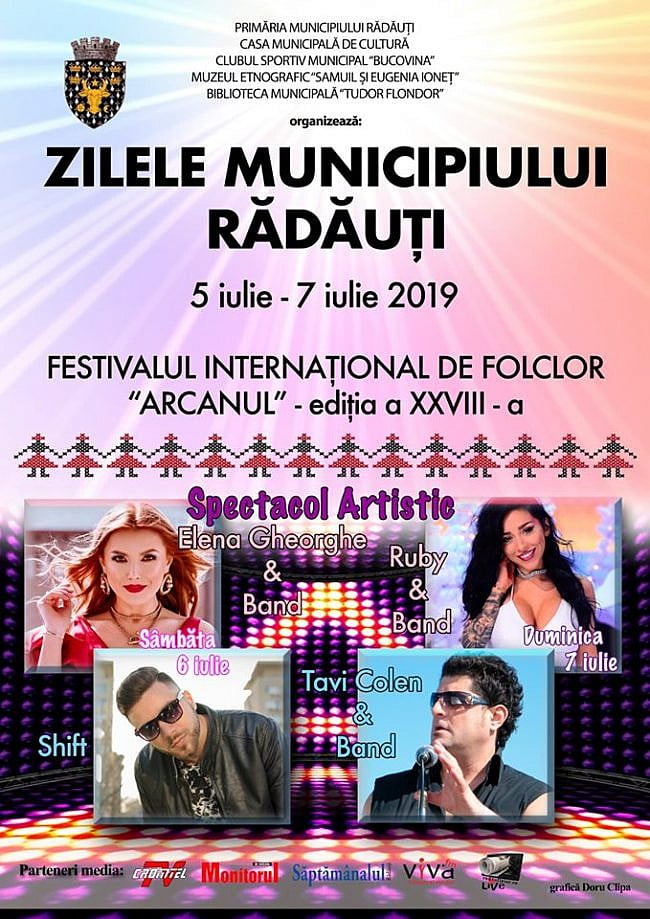 Elena Gheorghe şi Ruby, la Zilele Municipiului Rădăuţi