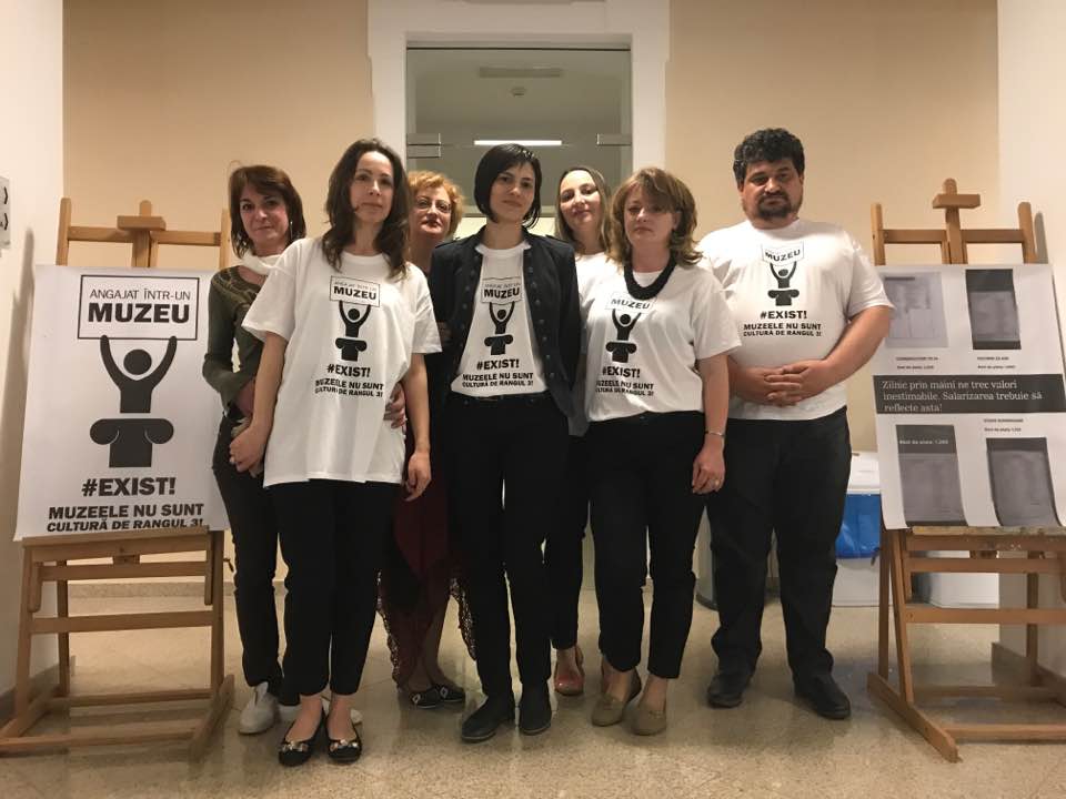 Muzeografii suceveni, alături de colegii protestatari