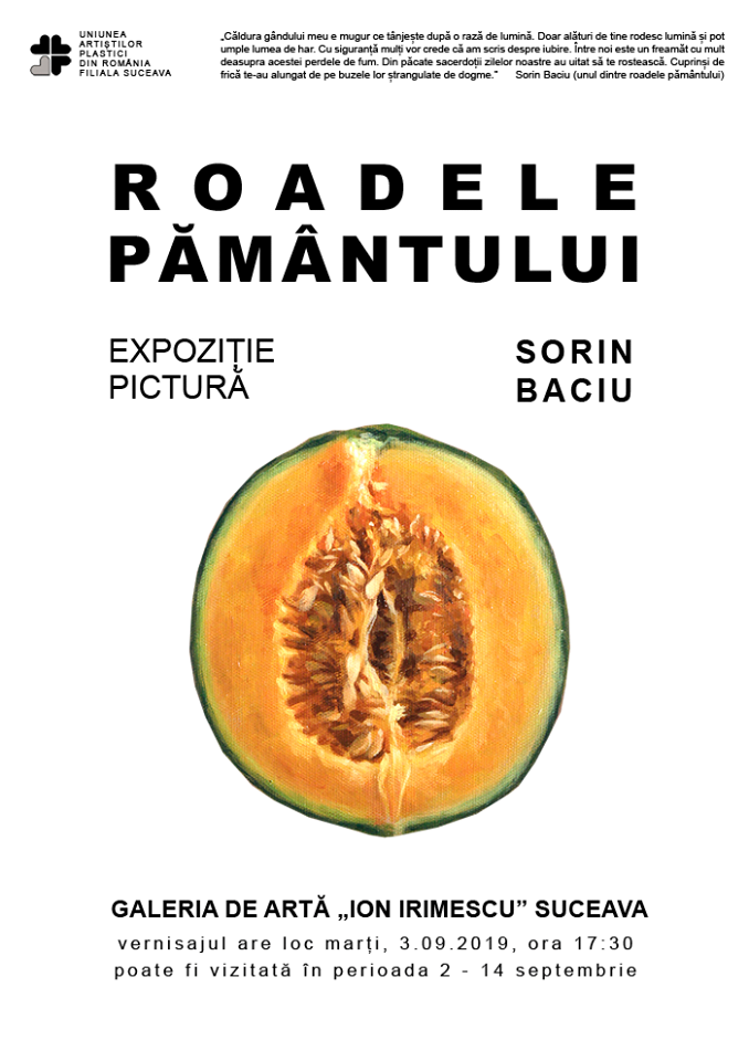 Expoziție Sorin Baciu, la Galeria de Artă „Ion Irimescu”