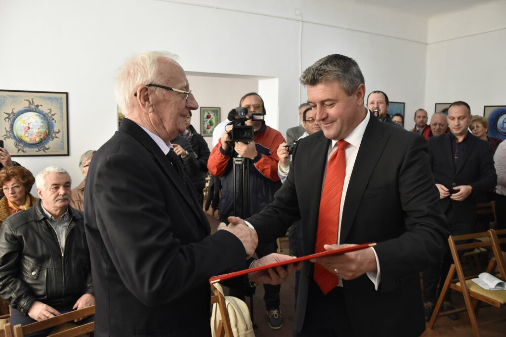 Artistul plastic Radu Bercea, cetățean de onoare al Fălticenilor