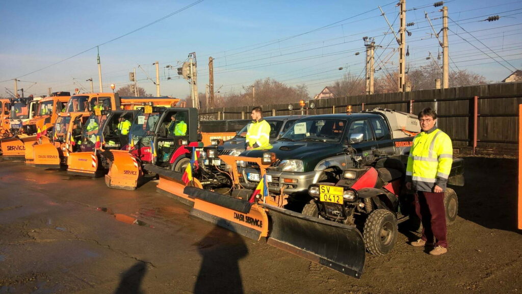 Suceava: 14 autospeciale cu echipament de deszăpezire