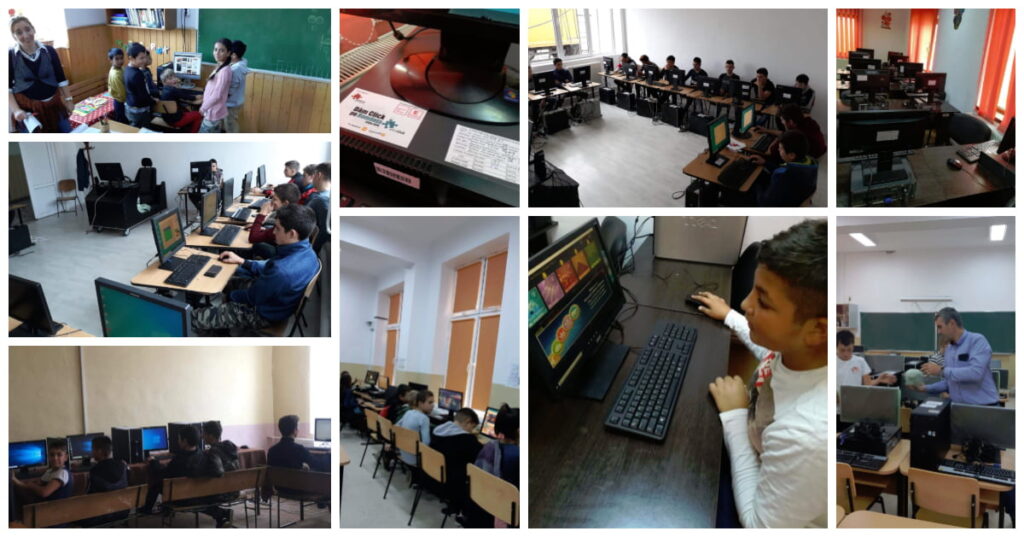 Donaţie de calculatoare pentru două asociaţii şi două şcoli