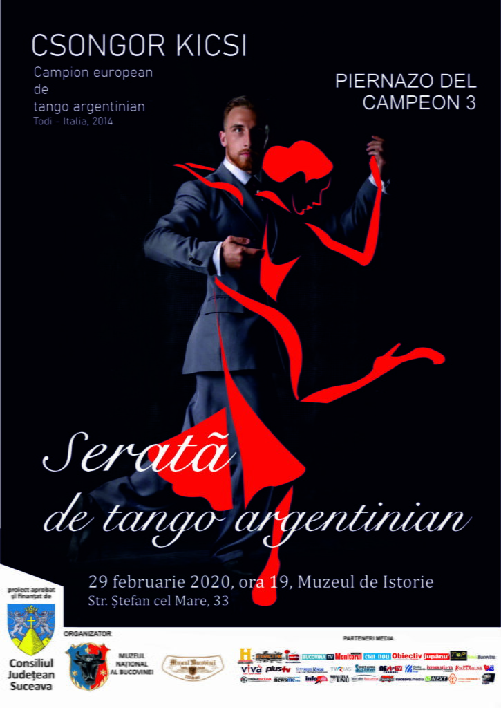 Medaliat cu aur la tango, demonstraţie la Suceava