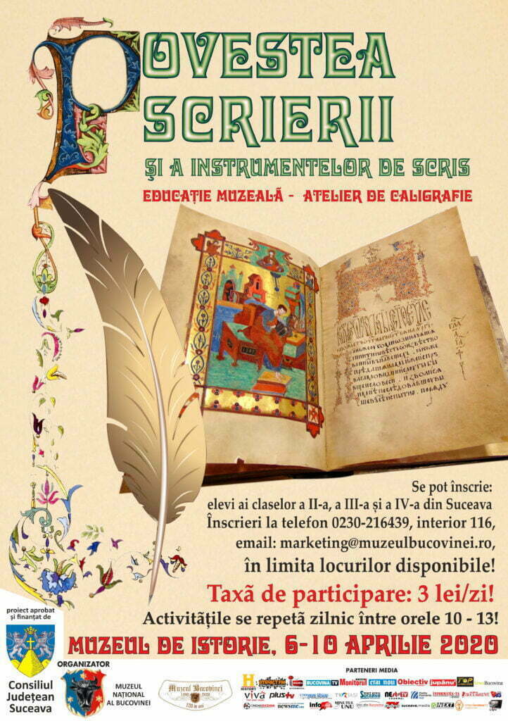 Atelier de caligrafie pentru elevi de clasele II-IV