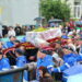 Procesiunea cu moaștele, cu mașina