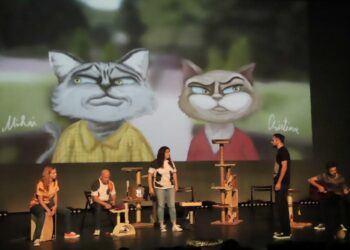 Spectacol pe terasa teatrului sucevean