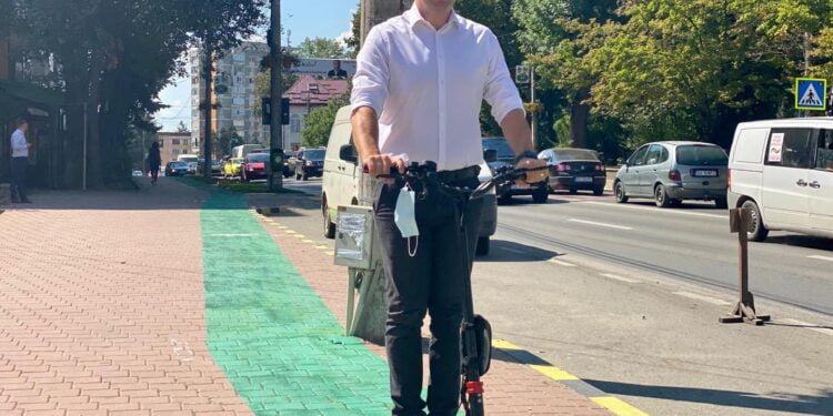 Marcajul verde, pentru bicicliști