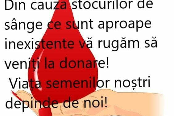 Centrul de Transfuzii, deschis și sîmbătă