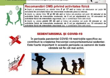 Beneficiile activităților fizice, promovate de DSP