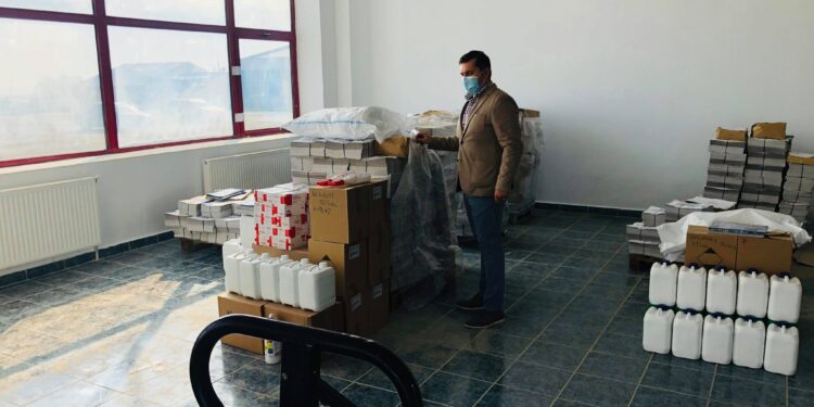 121.000 de măști și 6.000 de litri de dezinfectant, pentru secțiile de vot