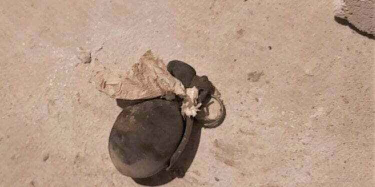 Grenadă din Războiul Mondial, într-un bloc din Suceava