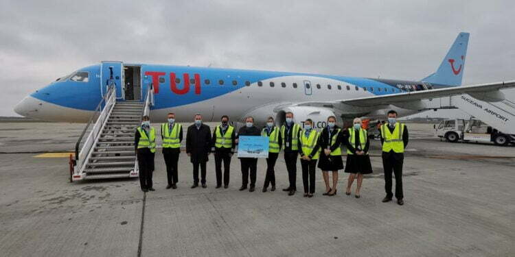 Tui Fly, primul zbor Bruxelles-Suceava