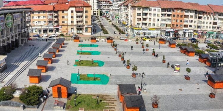 Tîrg de Paști în centrul Sucevei, din 19 aprilie