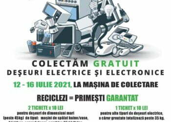 Tichete, la predarea deșeurilor electronice