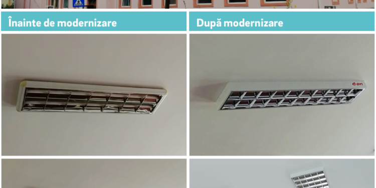 Sistem de iluminat nou la școala din Fundu Moldovei