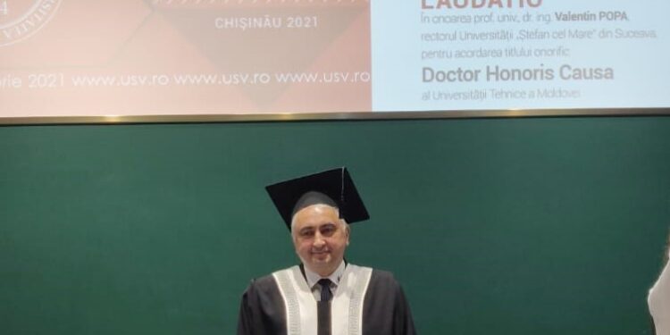 Rectorul USV, DHC al unei universități din Chișinău