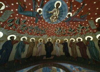 Lucrările de pictură de la Catedrală continuă