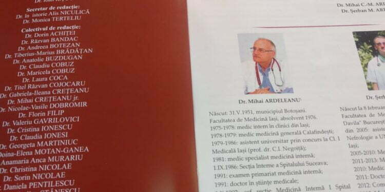 ”Bucovina medicală”, cu un comitet științific format din profesori de la București, Iași și Craiova