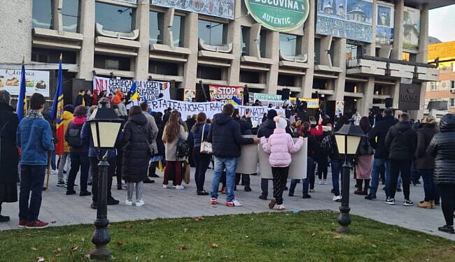 Protest Suceava: DSP cu apelurile, Jandarmii cu amenzile