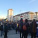 Manifestație anti-certificat verde și pro-școală în centrul Sucevei