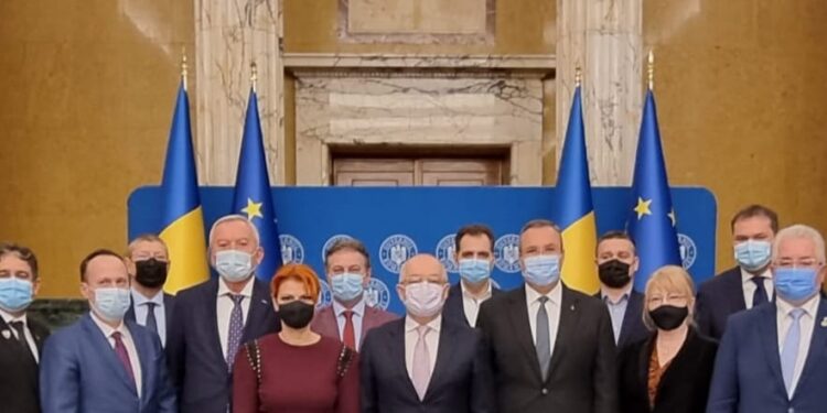 Ion Lungu, în delegația primarilor care s-au întîlnit, astăzi, cu premierul Ciucă