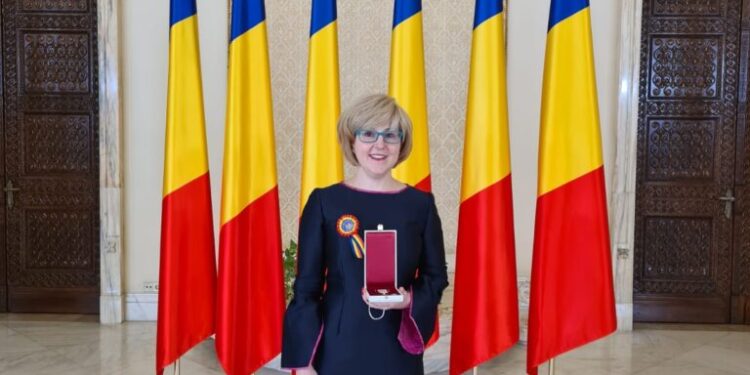 Monica Terteliu, a primit, la Cotroceni, Ordinul Meritul Sanitar