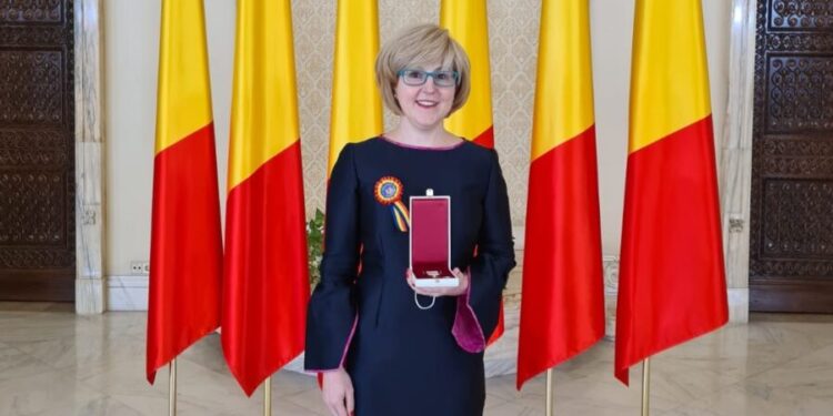 Monica Terteliu, a primit, la Cotroceni, Ordinul Meritul Sanitar