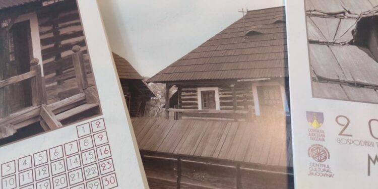 Calendar al Centrului Cultural ”Bucovina”, cu fotografii realizate de regretatul artist Victor T. Rusu