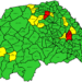 Ipotești, Rădăuți, Volovăț și Bosanci, în ”roșu”. Alte 11 localități sucevene, în ”galben”
