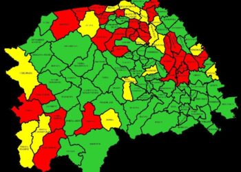 929 de teste, 233 de cazuri. Județul Suceava, pe locul V la nivel național. Municipiul Suceava și alte 28 de localități, în roșu