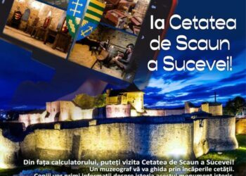 Excursii cu clasa, prin ZOOM, la Cetatea de Scaun a Sucevei