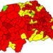 86 din cele 114 localități, în roșu. Rata de infectare în municipiul Suceava a scăzut de la 14,25 la 13,49. 231 de paturi de spital sînt libere