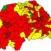 În județul Suceava rata de infectare a scăzut de la 6,37 la 5,82 la mie. În municipiul Suceava rata a coborît de la 12,66 la 10,99. 261 de paturi de spital, libere