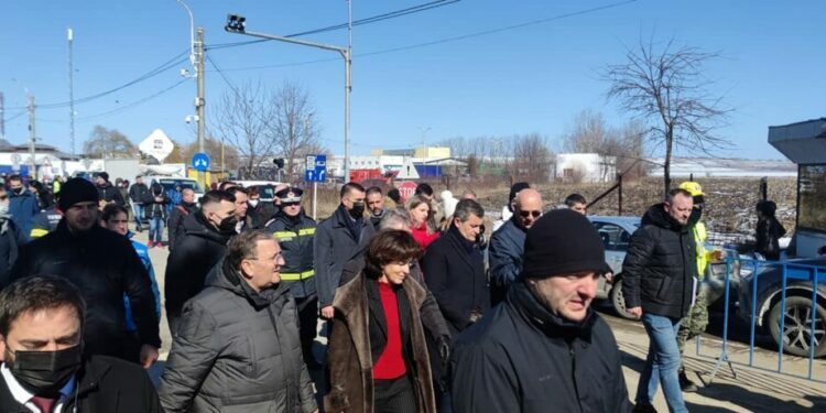 Gheorghe Flutur: Faptul că ministrul de Interne al Franței venit la Siret, unde este cel mai mare punct, cu cel mai mare aflux de refugiați, arată preocupare