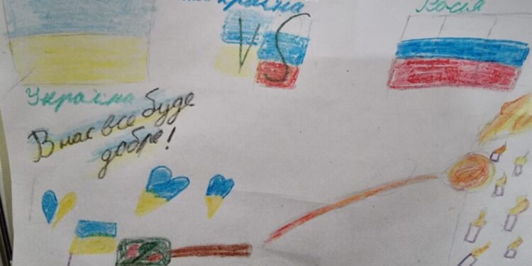 Psihologul Doina Schipor: Desenele copiilor ucraineni conțineau bombe, ziduri, elicoptere, tancuri, soldați, oameni care se ascund la metrou