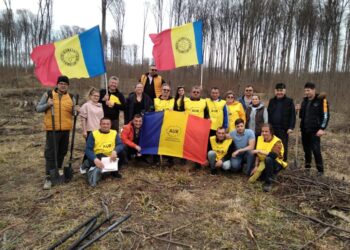 AUR Suceava, 400 de puieți de frasin plantați la Pătrăuți