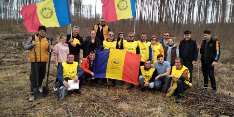 AUR Suceava, 400 de puieți de frasin plantați la Pătrăuți