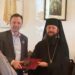 Directorul Bibliotecii ”I. G. Sbiera”, Gabriel Cărăbuș, a primit o distincție din partea Arhiepiscopiei Sucevei și Rădăuților
