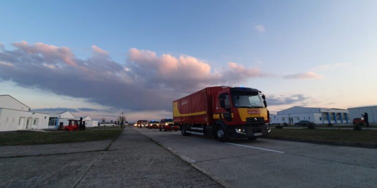 Al doilea transport cu ajutoare din Franța pentru Ucraina a ajuns la Suceava