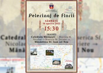 Pelerinaj de Florii pe străzile municipiului Suceava. Plecarea va avea loc de la Catedrala de pe Mărășești, iar punctul terminus va fi Mănăstirea ”Sf. Ioan cel Nou”