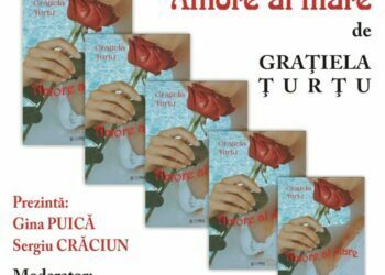 Lansare de carte: „Amore al mare – Iubiri printre ape”, Grațiela Țurțu