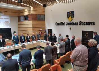 Moment de reculegere ținut la începutul ședinței Consiliului Județean, în memoria maestrului George Sîrbu