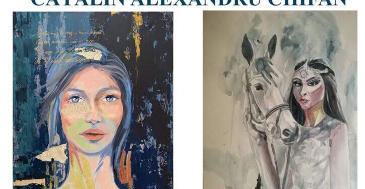 Expoziție de pictură cu lucrări semnate de Marina Pișta și Cătălin Alexandru Chifan