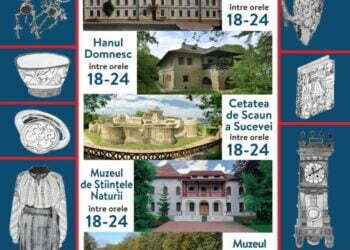 Cetatea de Scaun, Muzeul de Istorie și Hanul Domnesc participă la Noaptea muzeelor, pe 14 mai