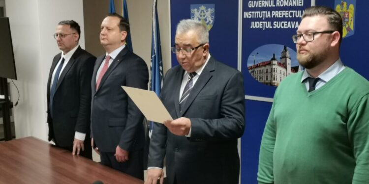 Florin Sinescu a depus jurămîntul de subprefect al județului Suceava